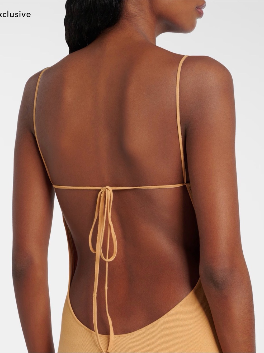 Faithfull the Brand Striped Maxi Dress in yellow and Cream - Picture 2 of 4